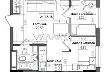 2-rooms apartment apartment by the address st. 7 km ovidiopolskoy dor (area 38,0 m2) - Atlanta.ua - photo 7