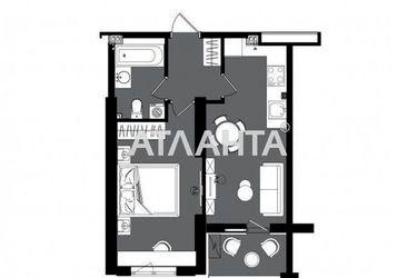 1-комнатная квартира по адресу ул. Дача ковалевского (площадь 40,2 м2) - Atlanta.ua - фото 8