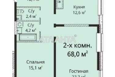 2-rooms apartment apartment by the address st. Gagarinskoe plato (area 67,5 m2) - Atlanta.ua - photo 7