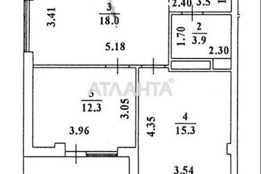 2-rooms apartment apartment by the address st. Geranevaya (area 55,0 m2) - Atlanta.ua - photo 21