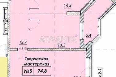 2-rooms apartment apartment by the address st. Prokhorovskaya Khvorostina (area 73,2 m2) - Atlanta.ua - photo 16