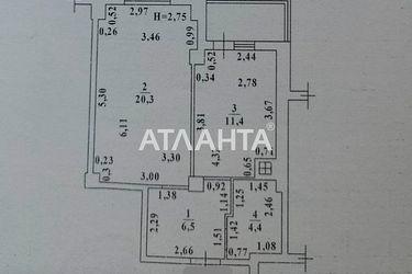 1-room apartment apartment by the address st. Granitnaya (area 46,0 m2) - Atlanta.ua - photo 37