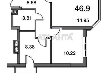 2-rooms apartment apartment by the address st. Paustovskogo (area 47,0 m2) - Atlanta.ua - photo 6