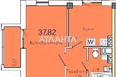 1-комнатная квартира по адресу ул. Космонавтов (площадь 43,3 м2) - Atlanta.ua - фото 17