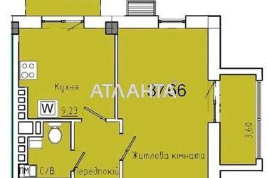 1-room apartment apartment by the address st. Kosmonavtov (area 39,8 m2) - Atlanta.ua - photo 16