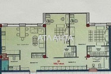 2-комнатная квартира по адресу Южносанаторный пер. (площадь 107,0 м2) - Atlanta.ua - фото 13