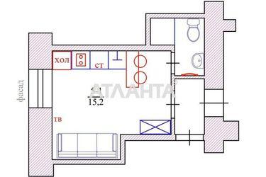 1-room apartment apartment by the address st. Shmidta leyt (area 15,2 m2) - Atlanta.ua - photo 18