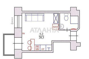 1-room apartment apartment by the address st. Shmidta leyt (area 20,3 m2) - Atlanta.ua - photo 16