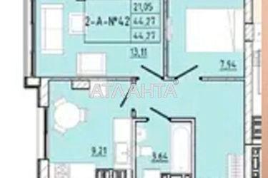 2-rooms apartment apartment by the address st. Marselskaya (area 45,0 m2) - Atlanta.ua - photo 4