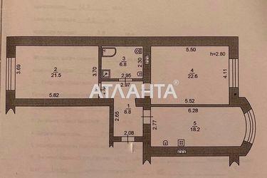 2-комнатная квартира по адресу Хантадзе пер. (площадь 77,9 м2) - Atlanta.ua - фото 21