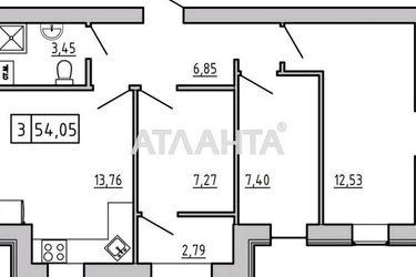 2-rooms apartment apartment by the address st. 7 km ovidiopolskoy dor (area 54,0 m2) - Atlanta.ua - photo 11