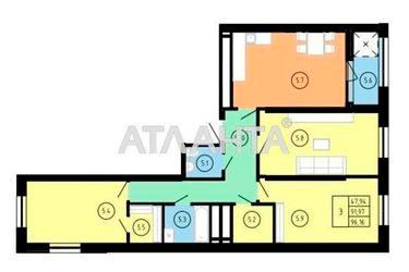3-rooms apartment apartment by the address st. Zamarstynovskaya ul (area 96,2 m2) - Atlanta.ua - photo 11