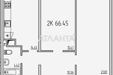 2-rooms apartment apartment by the address st. Zhemchuzhnaya (area 65,6 m2) - Atlanta.ua - photo 10
