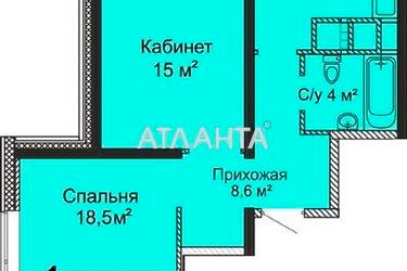 2-rooms apartment apartment by the address st. Varnenskaya (area 60,9 m2) - Atlanta.ua - photo 4