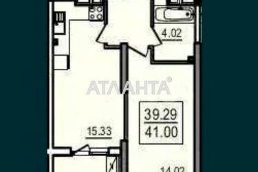1-комнатная квартира по адресу ул. Дача ковалевского (площадь 41,0 м2) - Atlanta.ua - фото 9