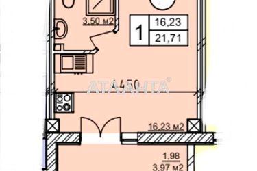 1-room apartment apartment by the address st. Geranevaya (area 21,0 m2) - Atlanta.ua - photo 12