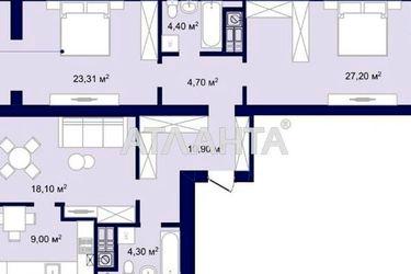 3-rooms apartment apartment by the address st. Chekhova (area 102,0 m2) - Atlanta.ua - photo 12