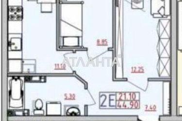 2-rooms apartment apartment by the address st. Marselskaya (area 44,9 m2) - Atlanta.ua - photo 16