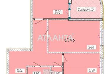 2-rooms apartment apartment by the address st. Krasnova (area 61,4 m2) - Atlanta.ua - photo 9