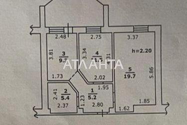 2-rooms apartment apartment by the address st. Babadzhanyana marsh Rekordnaya (area 52,0 m2) - Atlanta.ua - photo 20