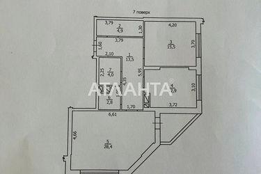 2-rooms apartment apartment by the address st. Frantsuzskiy bul Proletarskiy bul (area 83,3 m2) - Atlanta.ua - photo 15