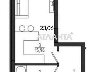 1-room apartment apartment by the address st. Chekhova (area 23,1 m2) - Atlanta.ua - photo 6