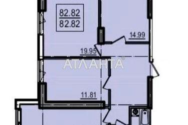 1-room apartment apartment by the address st. Dacha kovalevskogo Amundsena (area 82,8 m2) - Atlanta.ua - photo 13