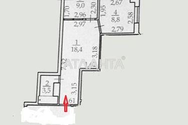2-rooms apartment apartment by the address st. Lyustdorfskaya dor Chernomorskaya dor (area 39,7 m2) - Atlanta.ua - photo 20