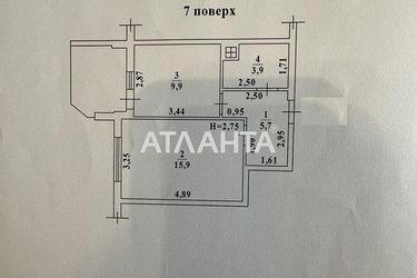 1-room apartment apartment by the address st. Raduzhnyy m n (area 38,5 m2) - Atlanta.ua - photo 15