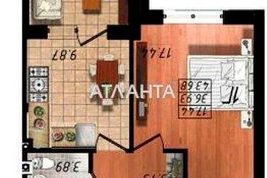 1-комнатная квартира по адресу Небесной Сотни пр. (площадь 39,3 м2) - Atlanta.ua - фото 13