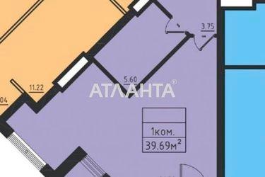 1-кімнатна квартира за адресою вул. Дача ковалевського (площа 39,7 м2) - Atlanta.ua - фото 8