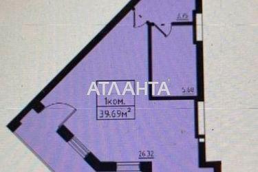 1-room apartment apartment by the address st. Dacha kovalevskogo Amundsena (area 39,7 m2) - Atlanta.ua - photo 8