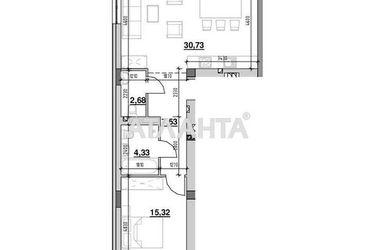1-room apartment apartment by the address st. Rudnenska (area 61,3 m2) - Atlanta.ua - photo 22