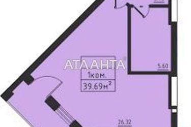 1-комнатная квартира по адресу ул. Дача ковалевского (площадь 40,0 м2) - Atlanta.ua - фото 3