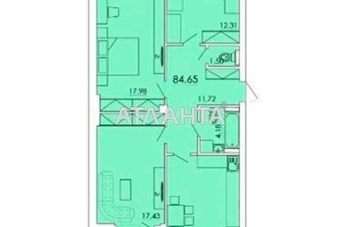 3-rooms apartment apartment by the address st. Sakharova (area 84,7 m2) - Atlanta.ua - photo 25