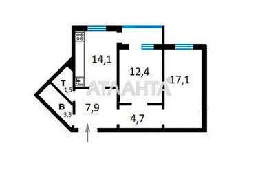 2-rooms apartment apartment by the address st. Ul Radunskaya (area 62,0 m2) - Atlanta.ua - photo 34