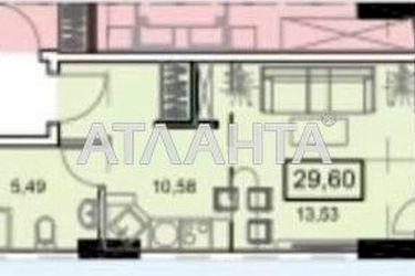 1-комнатная квартира по адресу ул. Гагаринское плато (площадь 30,3 м2) - Atlanta.ua - фото 12