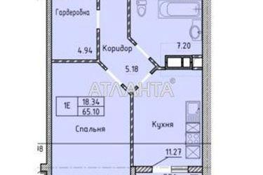 1-room apartment apartment by the address st. Shevchenko pr (area 66,2 m2) - Atlanta.ua - photo 7