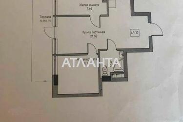 2-кімнатна квартира за адресою 7 км Овідіопольської дор. (площа 44,0 м2) - Atlanta.ua - фото 8