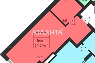 1-room apartment apartment by the address st. Dacha kovalevskogo Amundsena (area 29,0 m2) - Atlanta.ua - photo 5
