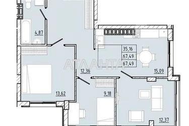 3-rooms apartment apartment by the address st. Marselskaya (area 67,5 m2) - Atlanta.ua - photo 21
