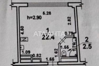 1-room apartment apartment by the address st. Donskogo Dmitriya (area 25,0 m2) - Atlanta.ua - photo 18