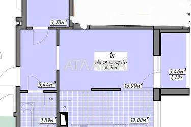 1-room apartment apartment by the address st. Vorobeva ak (area 39,0 m2) - Atlanta.ua - photo 18