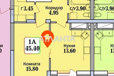 1-room apartment apartment by the address st. Geroev Krut Tereshkovoy (area 45,4 m2) - Atlanta.ua - photo 7