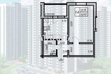 1-room apartment apartment by the address st. Konoplyanskaya (area 42,9 m2) - Atlanta.ua - photo 8