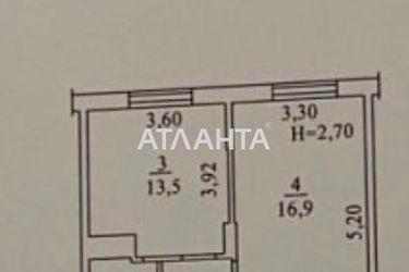1-комнатная квартира по адресу Овидиопольская дор. (площадь 44,0 м2) - Atlanta.ua - фото 12
