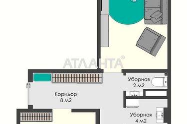 2-комнатная квартира по адресу ул. Бочарова ген. (площадь 66,3 м2) - Atlanta.ua - фото 9
