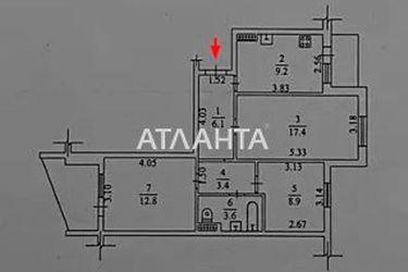 3-rooms apartment apartment by the address st. Balkovskaya Frunze (area 65,0 m2) - Atlanta.ua - photo 24