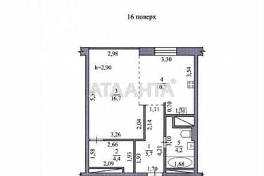 1-комнатная квартира по адресу ул. Жемчужная (площадь 42 м²) - imageAlt 22 1-комнатная квартира по адресу ул. Жемчужная (площадь 42 м²) - Atlanta.ua - imageAlt 22