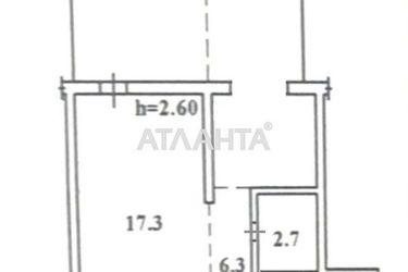 1-комнатная квартира по адресу ул. Тенистая (площадь 49,0 м2) - Atlanta.ua - фото 12